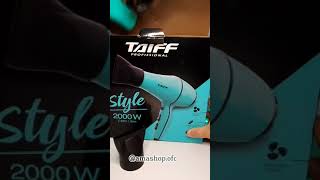 Secador de cabelo TAIFF Style Azul Tiffany 2000w [upl. by Hardy]