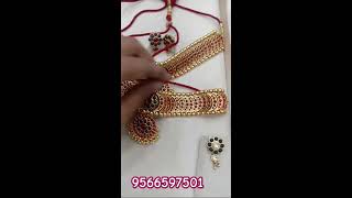 Unbelievable Choker design ₹2900choker chokernecklacedesigns chokernecklacesWhatsap 9566597501 [upl. by Luben]