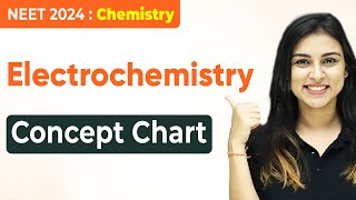 𝗡𝗘𝗘𝗧 𝟮𝟬𝟮𝟰  Electrochemistry  Concept Chart  FULL REVISION IN 90 Minutes [upl. by Tirma]