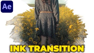 Ink Transition Tutorial in After Effects  Ink Splash Effect [upl. by Acsehcnarf]