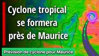 Prévision du 07 Janvier 2023  «Cyclone violent susceptible de se former près de lîle Maurice» [upl. by Chi]