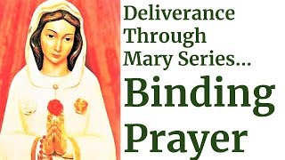 Deliverance through Virgin Mary Series Powerful Binding prayer binding and silencing evil powers [upl. by Ellerred844]