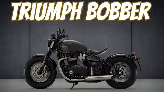 2024 Triumph Bonneville Bobber Demo and Review [upl. by Jobie]