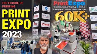 The Future of Printing Highlights from Printing Exhibition 2023 Chennai Trade Centre [upl. by Neroled862]