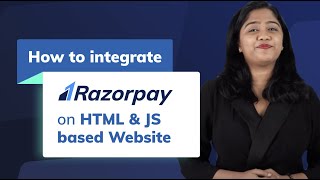 Razorpay Payment Gateway Integration in HTML amp JS Websites [upl. by Koralle323]