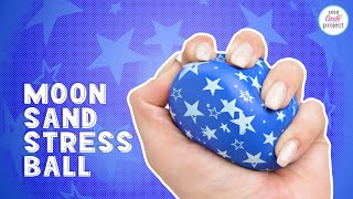 Moon Sand Stress Ball An Easy DIY Balloon Stress Ball [upl. by Meelas]