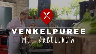 Recept kabeljauw met venkelpuree en pesto [upl. by Cloutman]