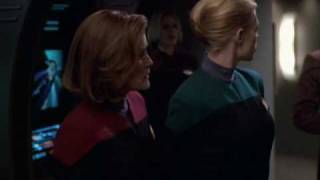 Star Trek Voyager Relativity 4 of 4 Janeway drafted Three Braxtons  LOL [upl. by Janis]