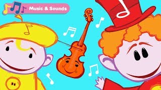 Learn Musical Instruments for Kids with The Notekins  Early Learning Videos with Music for Babies [upl. by Eliezer]