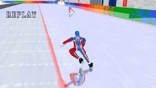 Nagano Winter Olympics 98 PS1 Gameplay HD [upl. by Tingley]