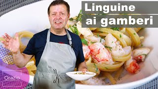 LINGUINE AI GAMBERI  La ricetta semplificata [upl. by Chrystel]