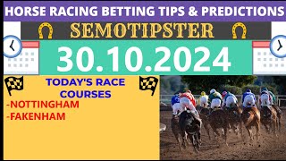 Horse Racing Tips Today 30102024Horse Racing PredictionsHorse Racing PicksHorse Racing Tips UK [upl. by Winther]