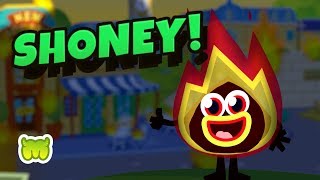 Moshi Monsters  Shoney the Amazin Blazin Raisin [upl. by Saidnac338]