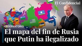 El mapa del colapso de Rusia que Putin no quiere ver ¿guerra híbrida de Ucrania o fin del imperio [upl. by Landsman]