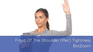 Front Of The Shoulder Pec Tightness relief with BioZoom [upl. by Alissa531]