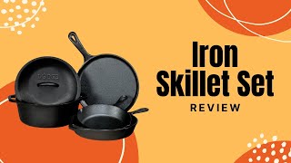 From Breakfast to Dinner Lodge Cast Iron Skillet Set  Review [upl. by Pettiford]