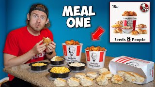 I Ate Only FAMILY SIZED Fast Food Meals For a Day [upl. by Genet]