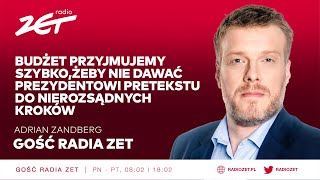 A Zandberg Budżet przyjmujemy szybkożeby nie dawać prezydentowi pretekstu do nierozsądnych kroków [upl. by Dawaj]