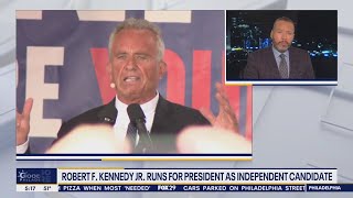 RFK Jr announces run for president as an independent during Philadelphia event [upl. by Yelnoc985]