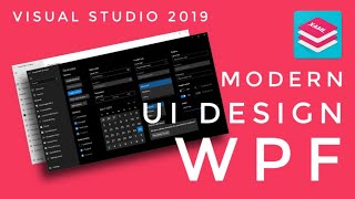 WPF Tutorial  XAML UI design in Visual studio blend 2019  ModernWPF UI Library  C WPF [upl. by Nakasuji]