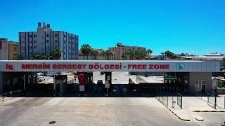 MESBAŞ  MERSİN SERBEST BÖLGE İŞLETİCİ AŞ  Mersin Drone Çekimi Firma Tanıtım Filmi [upl. by Toni645]