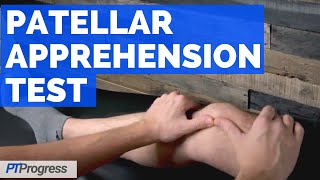 Patellar Apprehension Test for Patellar Dislocation [upl. by Flavian]