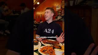 Two Brits try ribs for the first time and their reactions are priceless [upl. by Nnoryt892]