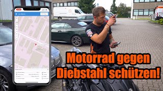 So SCHÜTZT du dein Motorrad gegen DIEBSTAHL  Tracy quotTrack amp Stopquot in Kawasaki ZH2 verbaut [upl. by Iharas]