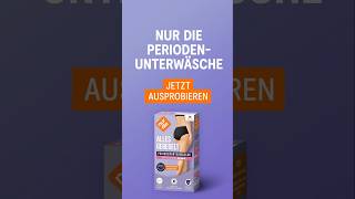 NUR DIE Periodenunterwäsche ALLES GEREGELT  aus BioBaumwolle mit bis zu 12 Stunden Auslaufschutz [upl. by Ennalorac]