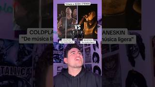 SODA STEREO Tributo COLDPLAY vs MANESKIN  De Música Ligera ¿En quién suena MEJOR 📣🤔 [upl. by Llewsor]