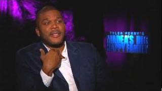 Tyler Perry talks Madea and teaches Andrew Freund how to do quotthe voicequot [upl. by Fotinas718]