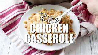 How to make Easy Ritz Chicken Casserole [upl. by Airemaj]