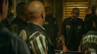 Mayans MC 4x05  Clubhouse Fight Scene [upl. by Adikram]