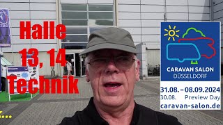 Caravan Salon 2024 Messerundgang  Halle 13 14  Technik rund ums Wohnmobil u Camping  vlog163 [upl. by Merry]