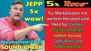 ROCO 2023  Toller Sound Pufferspeicher Lokführer  Flüsterschleifer [upl. by Llertnom]