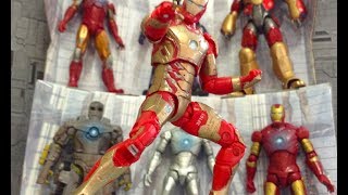 Iron Man Stop Motion  Hall of Armors [upl. by Leavitt]