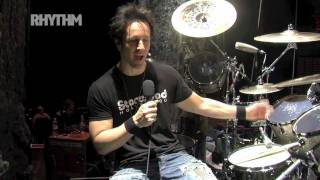 Glen Sobel shows Rhythm around his Alice Cooper tour kit [upl. by Gladdy122]