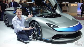 The Pininfarina Battista is a €2m HYPEREV  FIRST LOOK [upl. by Ahab]