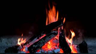 Cozy Crackling Fire – 9 Hour HD Virtual Fireplace – Sleep Sound Ambience Romance [upl. by Alihs]