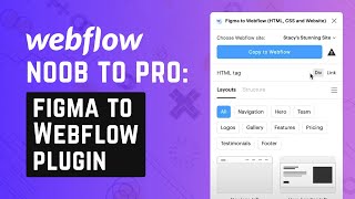 Webflow Noob to Pro Figma to Webflow Plugin [upl. by Gilba]