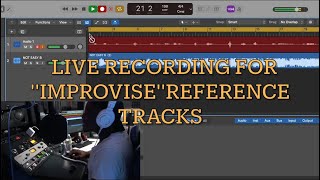 Live vocals recording for “improvise” reference tracks by Nate the producer [upl. by Seugram]