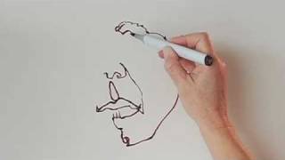 Continuous Line Contour Drawing Lesson [upl. by Alaster]