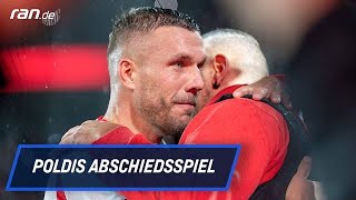 HIGHLIGHTS Podolskis letzter Tanz  Poldis11 vs 1 FC Köln [upl. by Arbmahs]