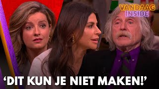 Olcay en Merel zijn het totaal oneens met Johan Dit kun je niet maken  VANDAAG INSIDE [upl. by Sakul]