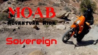 Moab 2013  KTM 990640 Adventure  Part 2 Sovereign Singletrack [upl. by Allin]