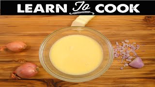 Learn To Cook How To Make Beurre Blanc [upl. by Micaela]