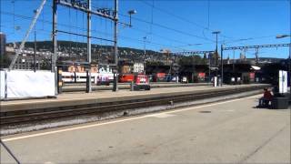 SBB CFF FFS 3000 sifflets de train pour lhommage de JB [upl. by Attikram]