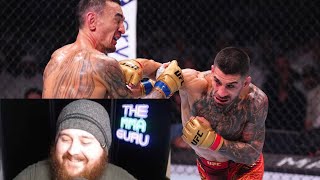 MMA GURU REACTS  Illia Topuria Vs Max Holloway Full Fight [upl. by Vadnee]