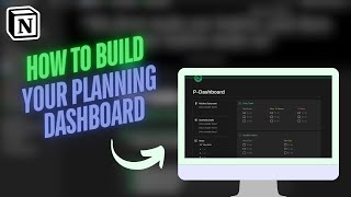 How to Build Ultimate Planning Dashboard in Notion [upl. by Mumford]