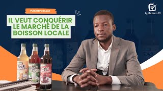 Publireportage  Il veut conquérir le marché de la boisson locale [upl. by Anawad]